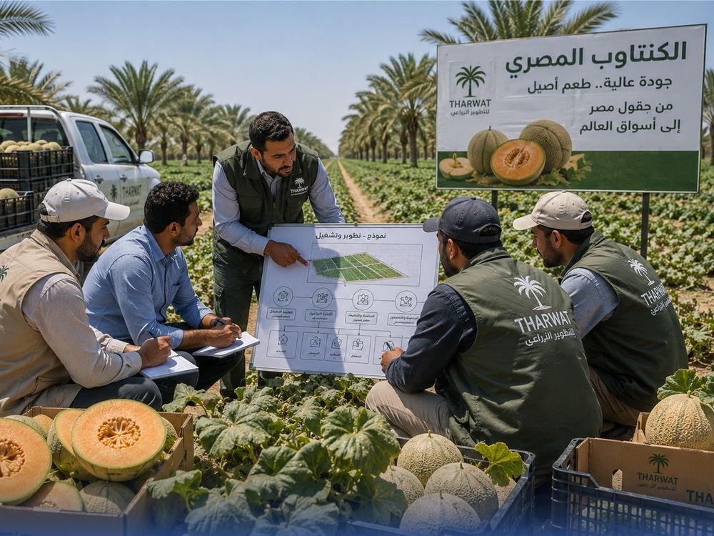 فريق ثروات في موقع المشروع